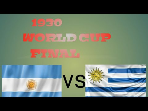 1930 world cup final  Argentina vs Uruguay