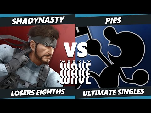 Weekly Wave 29 Top 8 - ShadyNasty (Snake, Roy) Vs. Pies (Game & Watch) SSBU Ultimate Tournament