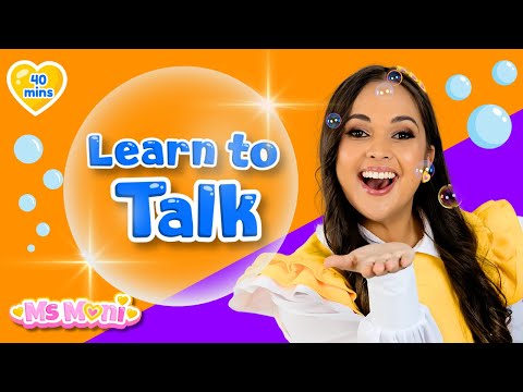 Learn To Talk with Ms Moni | Mystery Box, Bubbles, Animals, Shapes & Colours | Toddler Learning