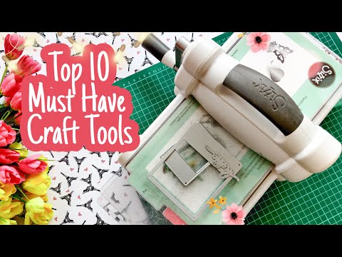 Top 10 Must Have Craft Tools | For Beginners | DIY Paper Craft