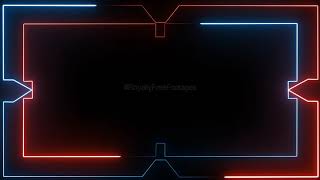 Neon border animation background template loop | neon background video loop, neon background effect
