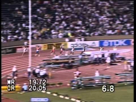 Michael Johnson- Gold-Tokyo,1991.200m.W.C.Final