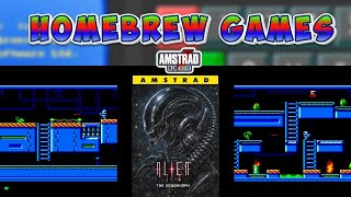 Alien The Xenomorph - New Amstrad CPC Game 2026