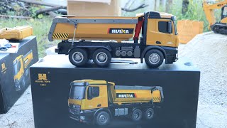 Rc Construction | Huina 1573 Remote Control Dump Truck | Unboxing/CHAN TREA RC