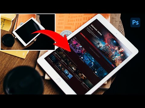 How to Create a Realistic Screen Mockup - Quick Photoshop Tutorial