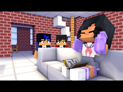 WOMP WOMP COUPLE SCHOOL APHMAU FRIENDS EIN, AARON,  NOI AND PIERCE - MINECRAFT ANIMATION