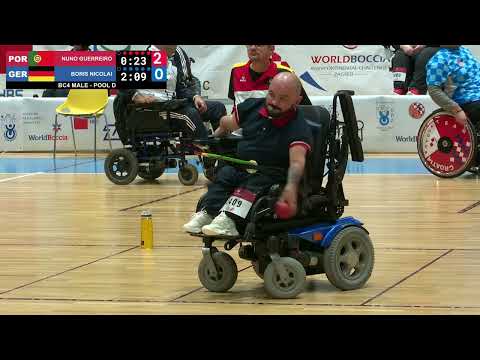 World Boccia Intercontinental Challenger 28.03.2023 Nuno Guerreiro (POR) vs Boris Nicolai (GER)(BC4)