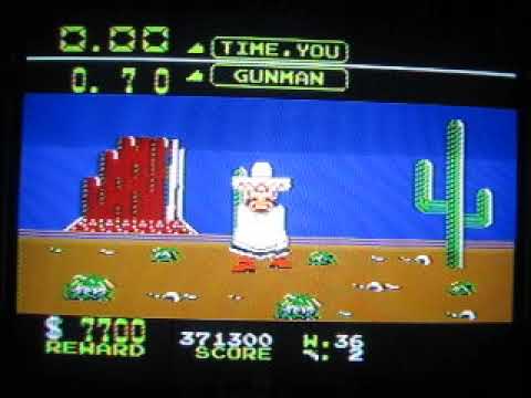 Wild Gunman for the NES (Game A) (400th Video)