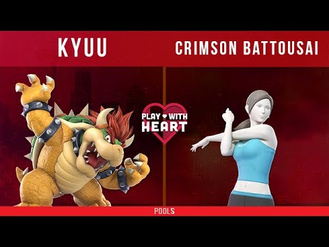 Play With Heart - Kyuu (Bowser) vs. Crimson Battousai (Wii Fit)  - Pools