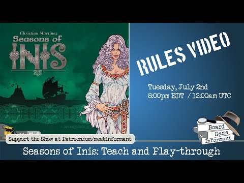 Inis: Seasons of Inis Rules Teach with Board Game Informant
