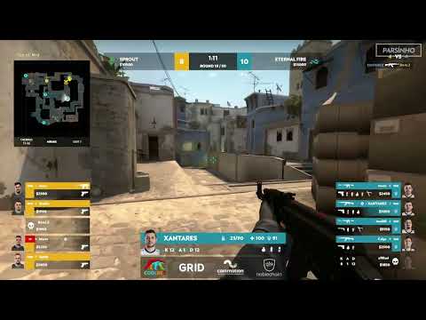 XANTARES 1v5! I Eternal Fire vs Sprout I #xantares #xantarespeek #eternalfire