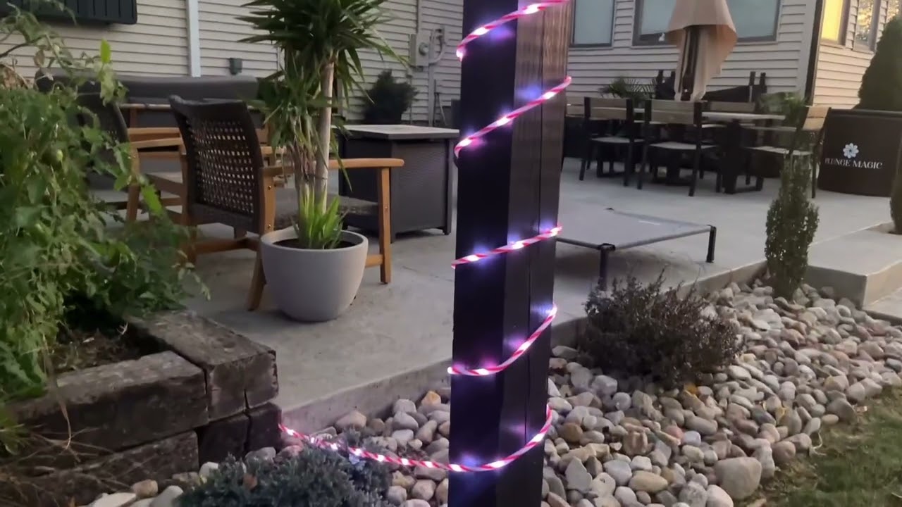 Honest review of Christmas Candy Cane Rope Light   33FT 200 LED Decor Lights, 8 Lighting Modes