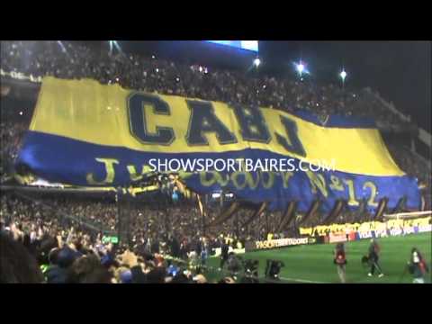 Recibimiento Impresionante de Boca 1 - 1 Corinthians la 12 Final Copa Libertadores 2012
