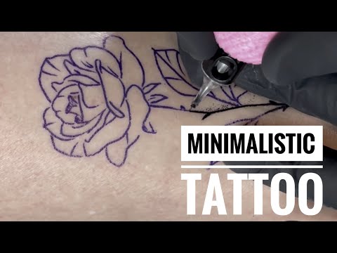 Small Rose Tattoo | Real time