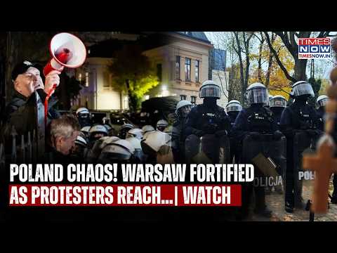Poland Chaos On Cam! Warsaw Fortified After Donald Tusk Govt's Top Judge Suspension Shocker | WATCH