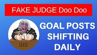 Fake Judge Doo Doo is flipping out