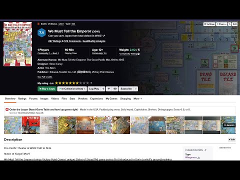 How to play "We must tell the Emperor"