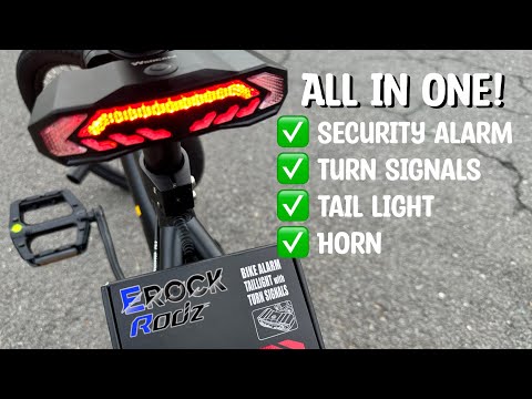 This eBike accessory does it all! | WSDCAM Smart Bike Tail Light Quick Review | Erock Reviews