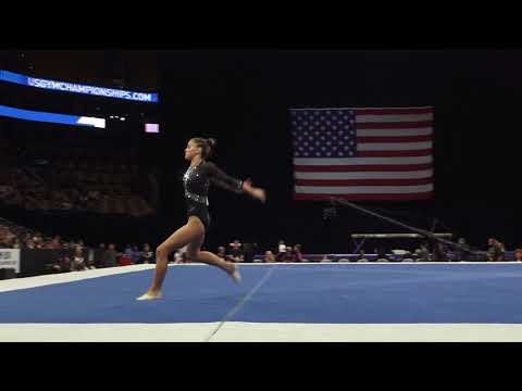 Olivia Dunne – Floor Exercise – 2018 U.S. Gymnastics Championships – Senior Women Day 2