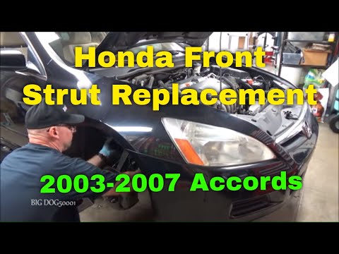 Honda Front Strut Replacement 2007 Accord (2003-2007 Similar)