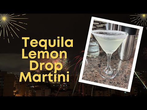 How To Make Tequila Lemon Drop Martini | Easy Tequila Drink Recipe | New Year's Cocktail Recipes