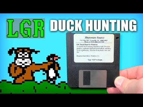 LGR - アヒル狩りのPCゲームのための狩猟 (LGR - Hunting For Duck Hunt PC Games)