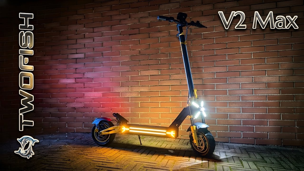 TWOFISH V2 Max Electric Scooter 800W – Fast, Powerful & Futuristic