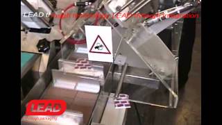 LEAD TECHNOLOGY cartoning machine for plastic bag with clips -MKH-3