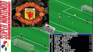 Manchester United Championship Soccer SNES - C&M Playthrough