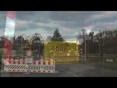 WSSB Bahnübergang "Oststraße" in Lauta vor dem Umbau († 25.11.15)