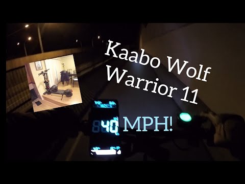Kaabo Wolf Warrior 11 + Suspension Issue + *Bonus High Speed Tunnel Footage*