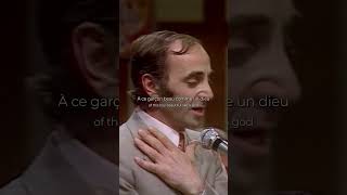Comme ils disent - Charles Aznavour (1972) #oldtvmoments #CharlesAznavour #oldsongs #frenchmusic