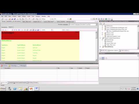 AX2009 SSRS 21 Exploring Auto Design Report Layout Templates