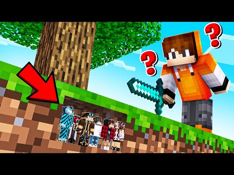 NASCONDINO DA PICCOLISSIMI CONTRO I MIEI AMICI SU MINECRAFT!!