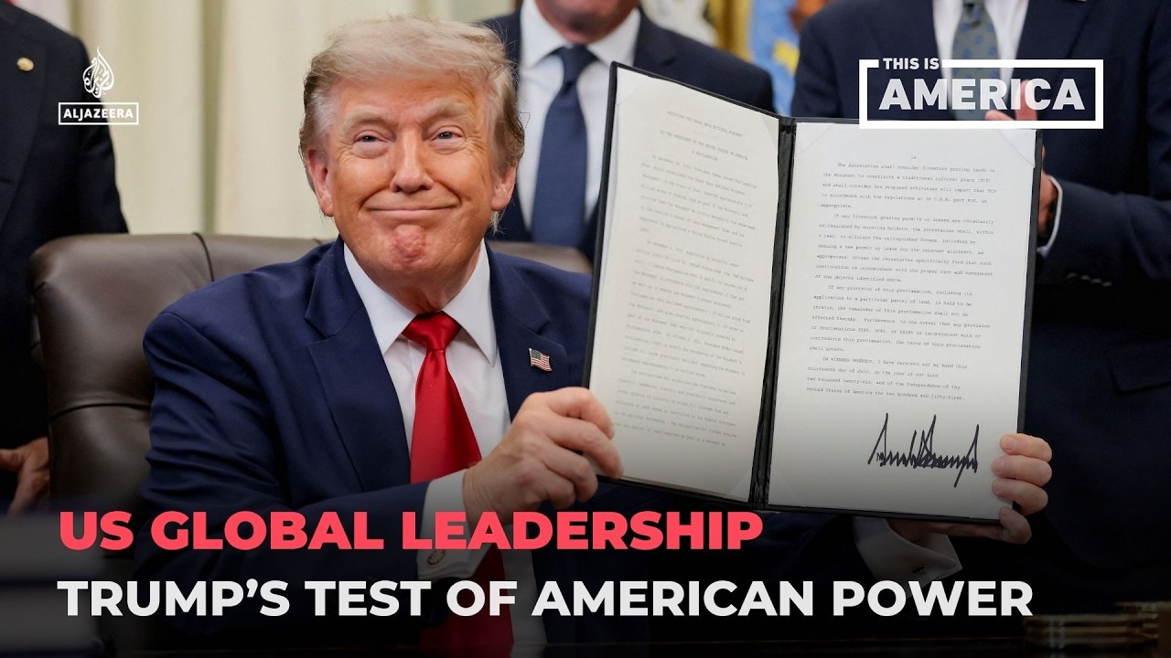 Trump tests US global leadership on three fronts | This is America