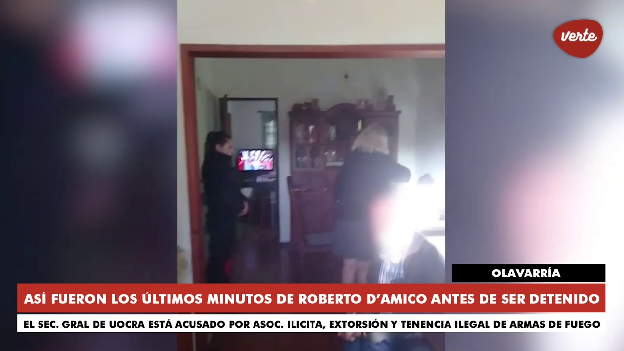 As allanaban y detenan a Roberto DAmico