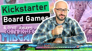 10 Crowdfunded Board Games | Champions of Midgard, FALLING, Blasphemous, Nanty Narking, Fight Deck