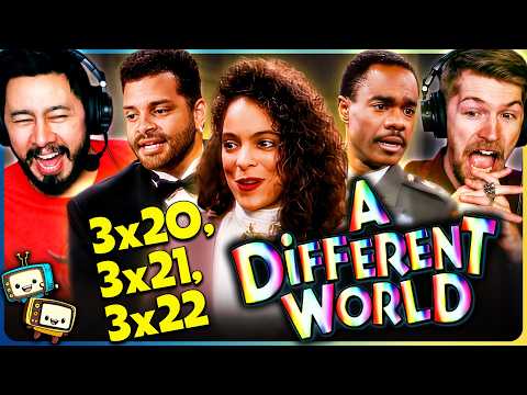 A DIFFERENT WORLD 3x20, 3x21, & 3x22 Reaction! | Jasmine Guy, Kadeem Hardison, w/ Jaby Koay