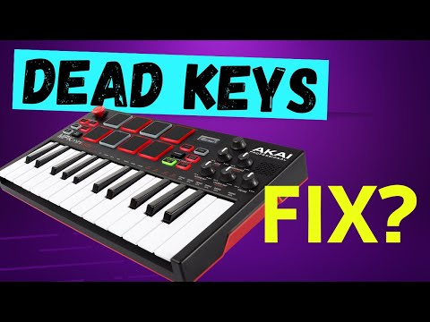Troubleshooting Dead Keys on the AKAI MPK Mini Play MIDI Keyboard