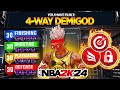 THIS 4-WAY DEMIGOD BUILD CAN DO EVERYTHING - BEST GUARD BUILD in NBA 2K24