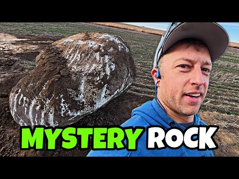 CONCRETE Boulder In Our Field?!?
