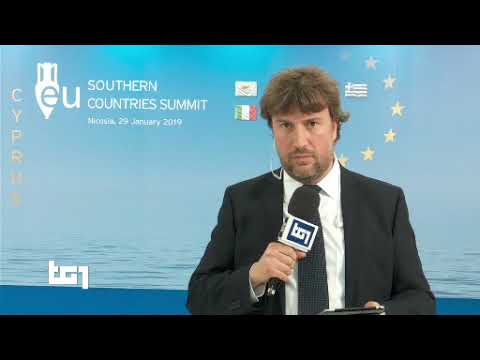 §.151/** Vertice Euro #Med7 a Nicosia (Cipro) TG1 29/01/2019 - discorso del PREMier italiano