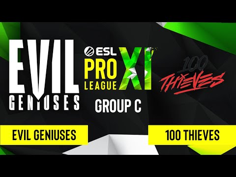 CS:GO - Evil Geniuses vs. 100 Thieves [Nuke] Map 3 - ESL Pro League Season 11 - Group C