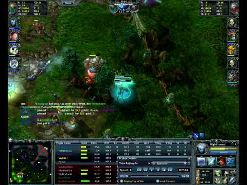 H`con - Night Hound quad kill 4v5 lets rumble.