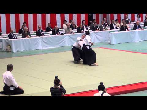 Yasuno Masatoshi Sensei demonstrating at the 51st All Japan Aikido Demonstration 2013