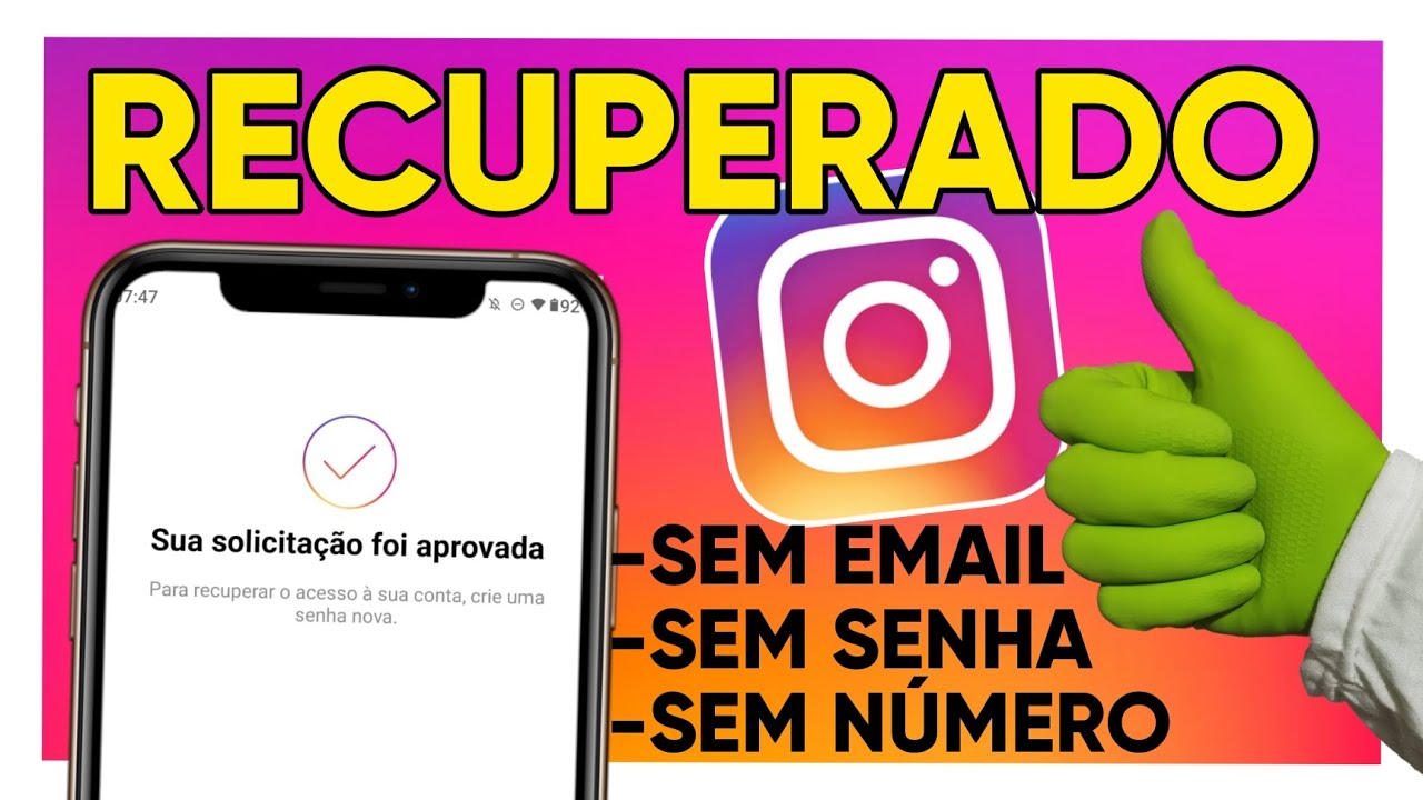 ✅️Como Recuperar sua conta do Instagram (Sem E-mail, Sem Senha e Sem Número)