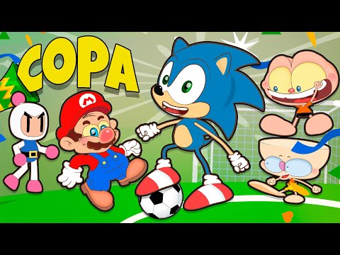 Capa de Mongo e Drongo e o FUTEBOL COM SONIC - COPA DO MUNDO ⚽