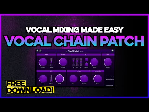 Vocal Mixing Under 1 Minute! (Free Patch 🎁)