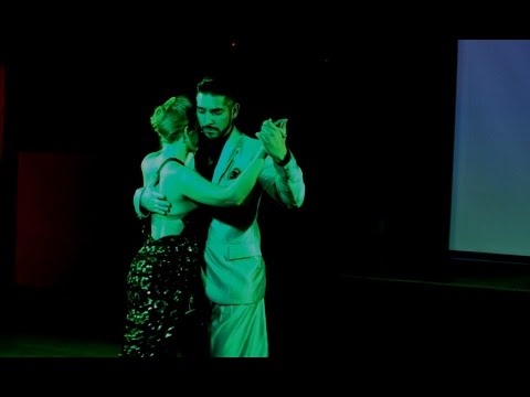 Javier Diaz & Katerina Zak, "Recuerdo" Osvaldo Pugliese, impro, Milonga de Luna Rusia/2015