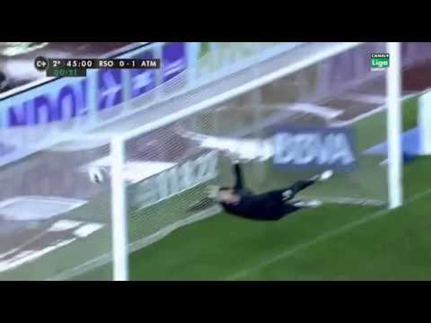 Atletico madrid vs Real sociedad - Golazo de Falcao  goal 1-0
